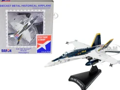 McDonnell Douglas F A 18C Hornet Fighter Aircraft VFA 83 Rampagers United States Navy 1/150 Diecast Model Airplane Postage Stamp PS5338-4
