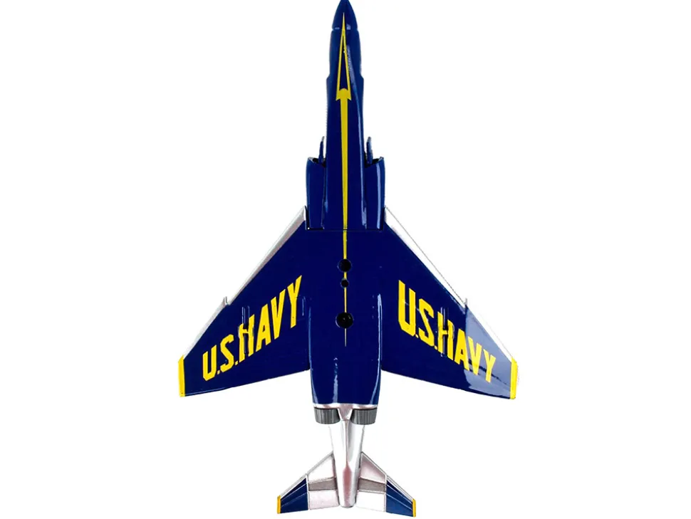 McDonnell Douglas F 4B Phantom II Fighter Aircraft Blue Angels United States Navy 1/155 Diecast Model Airplane Postage Stamp PS5384-5