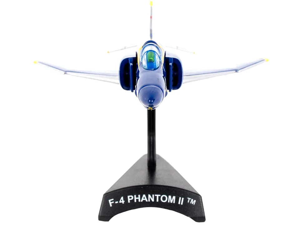 McDonnell Douglas F 4B Phantom II Fighter Aircraft Blue Angels United States Navy 1/155 Diecast Model Airplane Postage Stamp PS5384-5