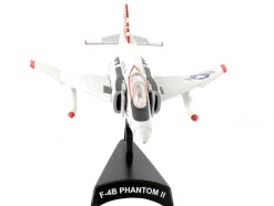 McDonnell Douglas F 4B Phantom II Fighter Aircraft VF 111 Sundowners United States Navy 1/155 Diecast Model Airplane Postage Stamp PS5384-3