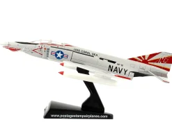 McDonnell Douglas F 4B Phantom II Fighter Aircraft VF 111 Sundowners United States Navy 1/155 Diecast Model Airplane Postage Stamp PS5384-3