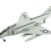 McDonnell Douglas F-4C Phantom II Fighter-Bomber Aircraft "40838, 114th Tactical Fighter Training Squadron, Oregon Air National Guard" (1980) United States Air Force "Air Power Series" 1/72 Diecast Model by Hobby Master