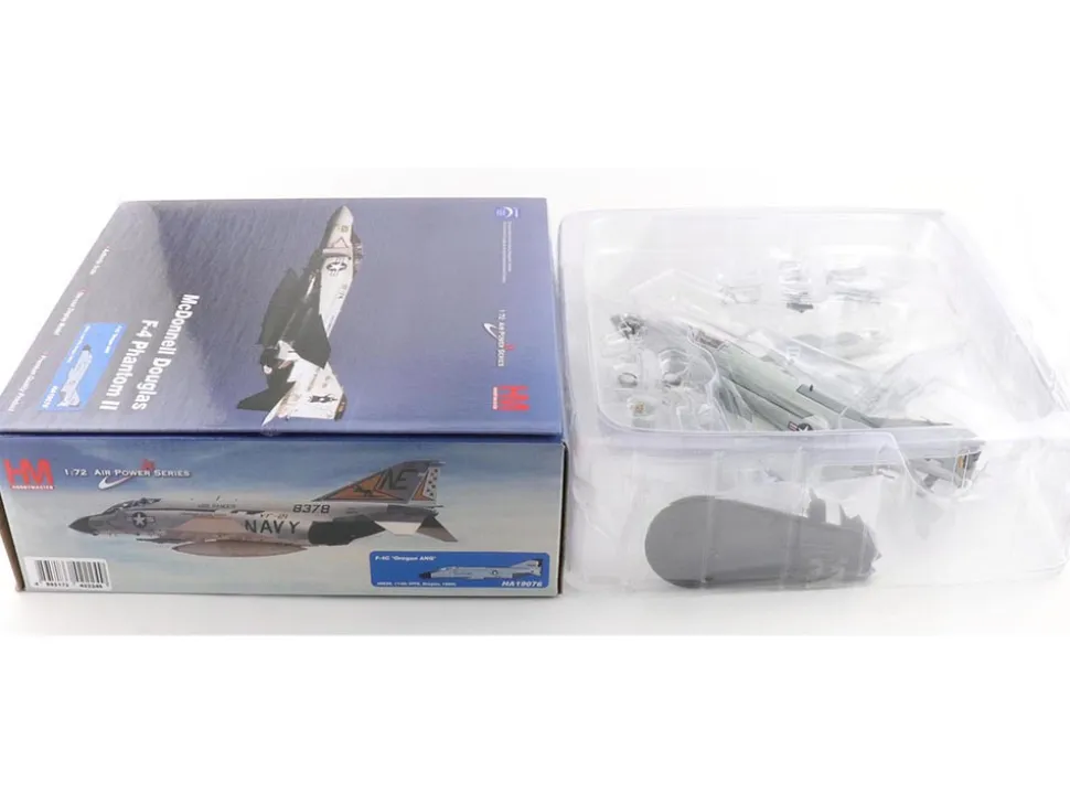 McDonnell Douglas F-4C Phantom II Fighter-Bomber Aircraft "40838, 114th Tactical Fighter Training Squadron, Oregon Air National Guard" (1980) United States Air Force "Air Power Series" 1/72 Diecast Model by Hobby Master