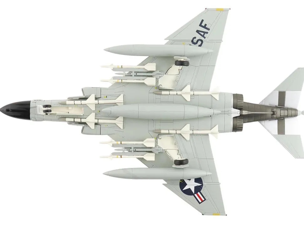 McDonnell Douglas F-4C Phantom II Fighter-Bomber Aircraft "40838, 114th Tactical Fighter Training Squadron, Oregon Air National Guard" (1980) United States Air Force "Air Power Series" 1/72 Diecast Model by Hobby Master