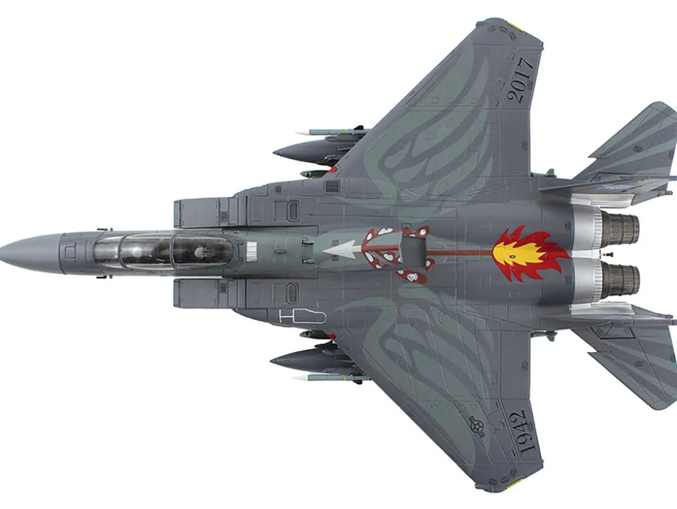 McDonnell Douglas F-15E Strike Eagle Fighter Aircraft "4th FW 75th Anniversary, Seymour Johnson AFB" (2018) United States Air Force "Air Power Series" 1/72 Diecast Model by Hobby Master