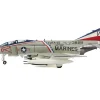 McDonnell Douglas F-4J Phantom II Fighter-Bomber Aircraft "153828, MCAS Iwakuni, Japan" (1976) United States Marine Corps "Air Power Series" 1/72 Diecast Model by Hobby Master