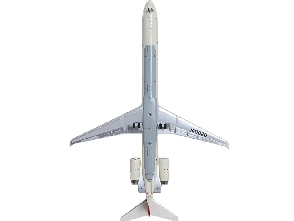 McDonnell Douglas MD-90 Commercial Aircraft "Japan Airlines" (JA002D) White with Red Tail "Gemini 200" Series 1/200 Diecast Model Airplane by GeminiJets