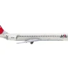 McDonnell Douglas MD-90 Commercial Aircraft "Japan Airines" (JA002D) White with Red Tail 1/400 Diecast Model Airplane by GeminiJets