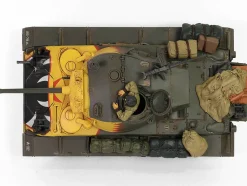 M24 Chaffee Light Tank Tiger Face 79th Tank Btn Han River South Korea 1950 United States Army Armoured Fighting Vehicle Series 1/32 Diecast Model Forces of Valor FOV-801002B