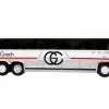 1980 MCI MC-9 Crusader II Intercity Coach Bus Toronto Guelph Ontario Canada Gray Coach Vintage Bus & Motorcoach Collection 1/87 HO Diecast Model Iconic Replicas 87-0330