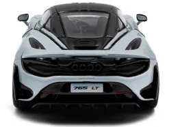 2020 McLaren 765LT Ceramic Gray with Black Top 1/43 Diecast Model Car by Solido