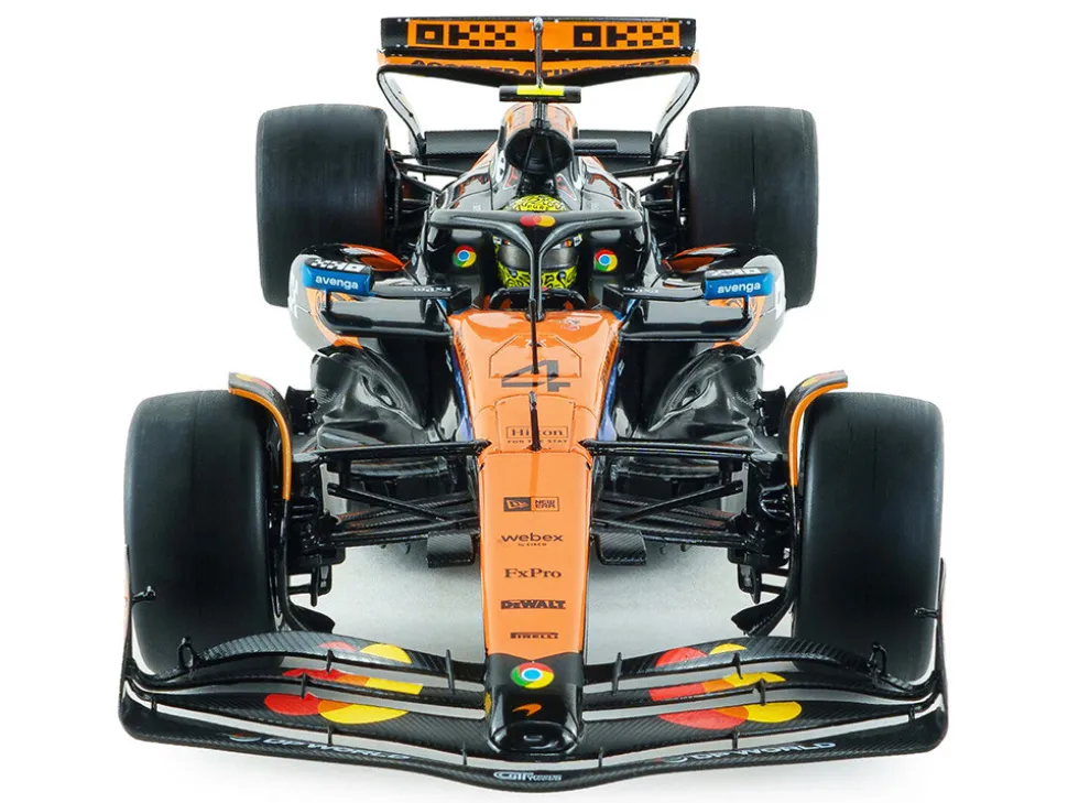 McLaren MCL39 #4 Lando Norris "OKX" Winner Formula One F1 "Australian GP" (2025) "Competition" Series 1/18 Diecast Model Car by Solido