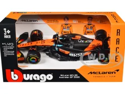 McLaren MCL39 #81 Oscar Piastri "OKX" Formula One F1 "Australian GP" (2025) "Race" Series 1/43 Diecast Model Car by Bburago