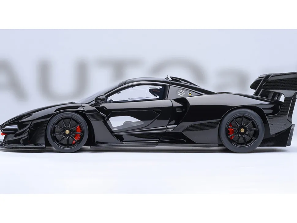 McLaren Senna GTR Onyx Black 1/18 Model Car by Autoart