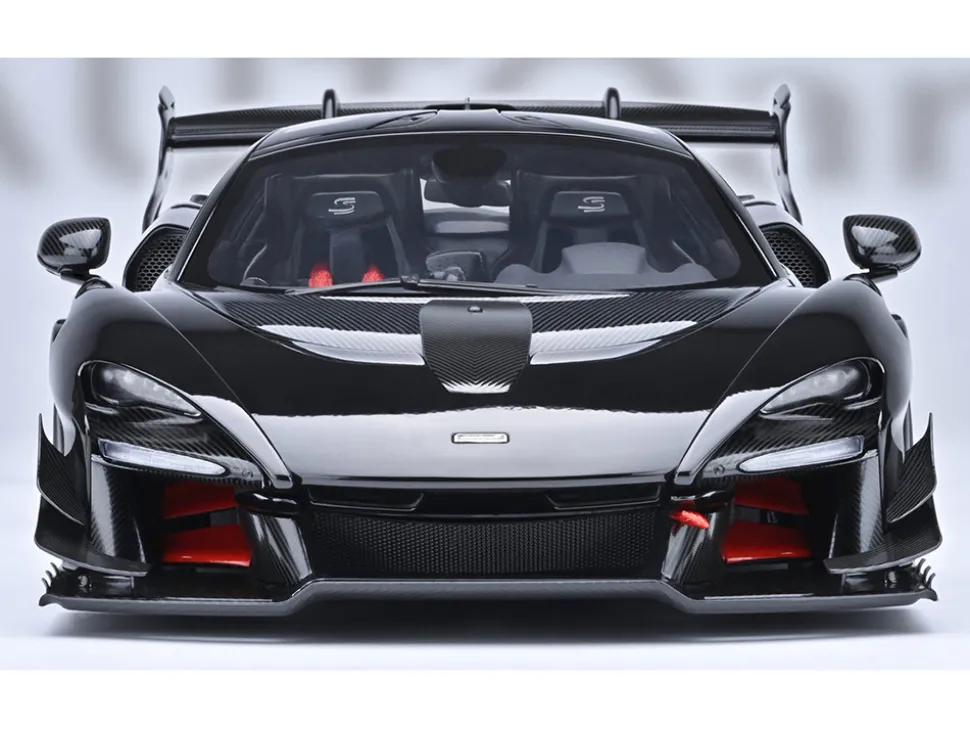McLaren Senna GTR Onyx Black 1/18 Model Car by Autoart