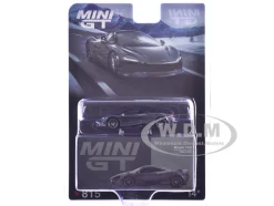 McLaren 750S Saros Gray Limited Edition 1/64 Diecast Model Car by Mini GT