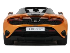 2024 McLaren 750S Spider Orange Metallic 1/18 Model Car by GT Spirit