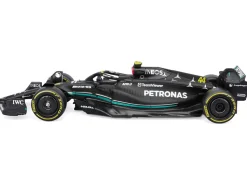 Mercedes-AMG F1 W14 E Performance #44 Lewis Hamilton "Petronas" Formula One F1 "World Championship" (2023) with Driver Figure "Race" Series 1/24 Diecast Model Car by Bburago
