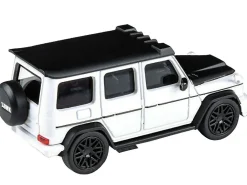 Mercedes AMG G63 Liberty Walk Wagon White Black Hood Top 1/64 Diecast Model Car Paragon Models PA-55161