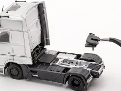 Mercedes-Benz Actros Auto Transporter White 1/64 Diecast Model by GCD