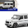 2022 Mercedes-Benz AMG G63 Diamond White Metallic with Graphics 1/43 Diecast Model Car by Solido