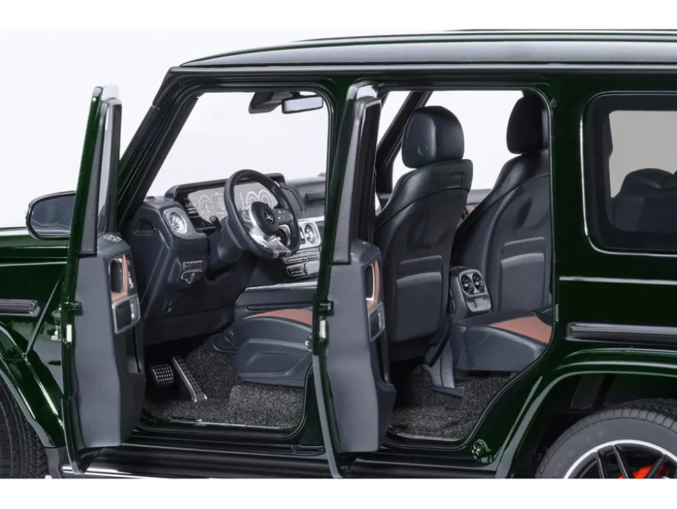 2019 Mercedes-Benz AMG G63 Emerald Green Metallic 1/18 Model Car by Autoart