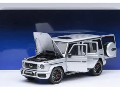 2019 Mercedes-Benz AMG G63 Iridium Silver Metallic 1/18 Model Car by Autoart