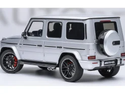 2019 Mercedes-Benz AMG G63 Iridium Silver Metallic 1/18 Model Car by Autoart