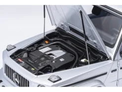 2019 Mercedes-Benz AMG G63 Iridium Silver Metallic 1/18 Model Car by Autoart