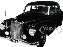 1955 Mercedes Benz 300 Black German Chancellor Konrad Adenauer 1/18 Diecast Model Car Norev 183707