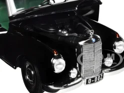 1955 Mercedes Benz 300 Black German Chancellor Konrad Adenauer 1/18 Diecast Model Car Norev 183707