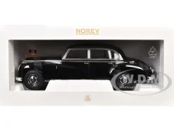 1955 Mercedes Benz 300 Black German Chancellor Konrad Adenauer 1/18 Diecast Model Car Norev 183707