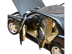 1993 Mercedes-Benz C36 AMG Black Metallic 1/18 Diecast Model Car by Norev