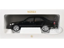 1993 Mercedes-Benz C36 AMG Black Metallic 1/18 Diecast Model Car by Norev