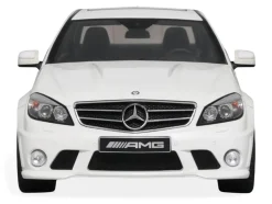 2007 Mercedes-Benz C63 AMG Diamond White 1/18 Model Car by GT Spirit