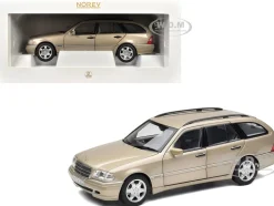 1997 Mercedes-Benz C-Class T-Model Smoke Silver Metallic 1/18 Diecast Model Car by Norev