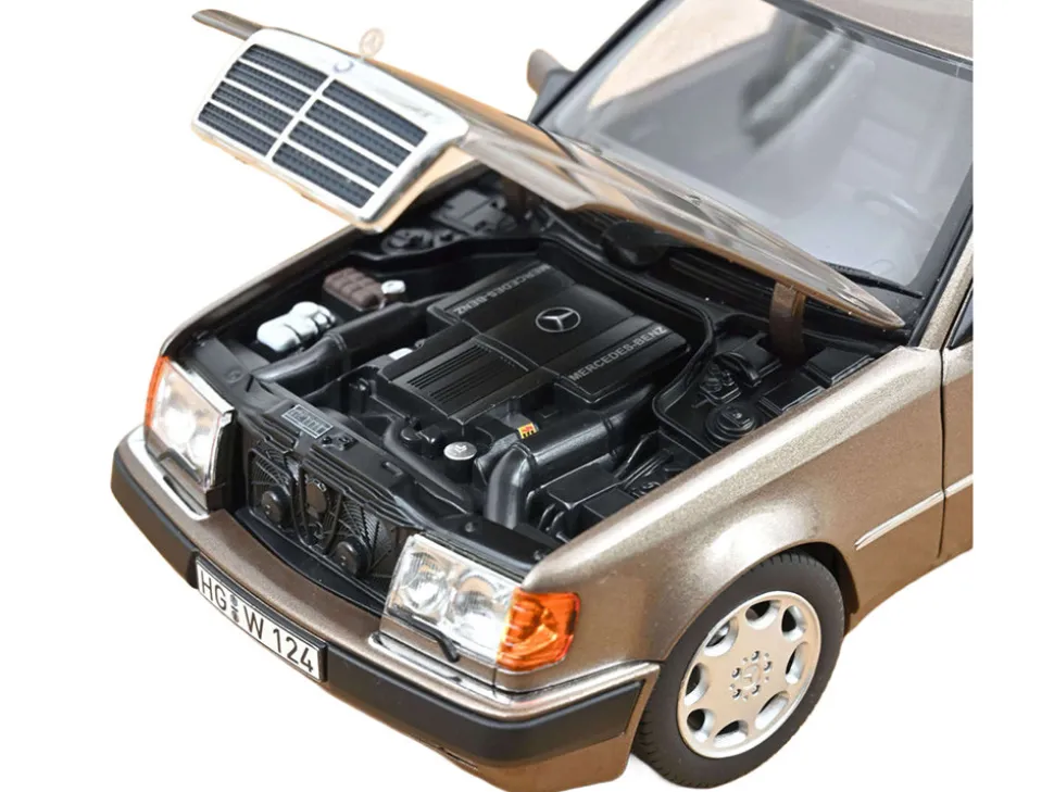 1990 Mercedes-Benz 500 E Impala Brown Metallic 1/18 Diecast Model Car by Norev