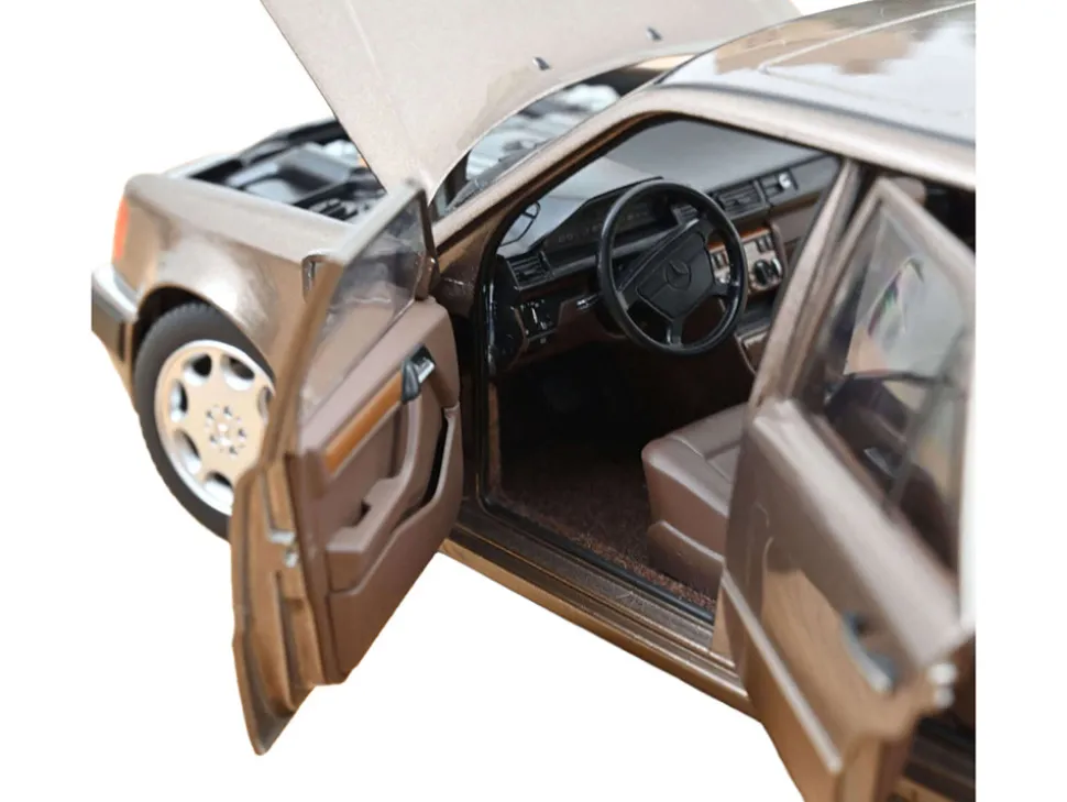 1990 Mercedes-Benz 500 E Impala Brown Metallic 1/18 Diecast Model Car by Norev