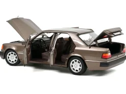 1990 Mercedes-Benz 500 E Impala Brown Metallic 1/18 Diecast Model Car by Norev