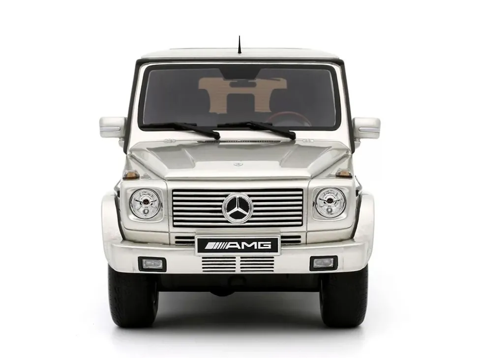 2003 Mercedes-Benz G-Class 55 AMG Iridium Silver Metallic Limited Edition to 999 pieces Worldwide 1/18 Model Car by Otto Mobile