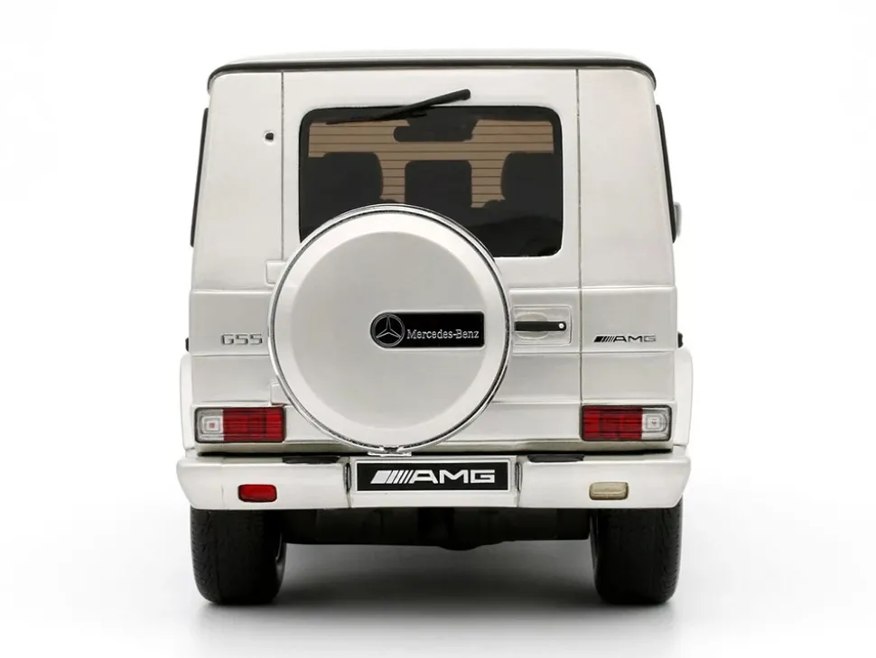 2003 Mercedes-Benz G-Class 55 AMG Iridium Silver Metallic Limited Edition to 999 pieces Worldwide 1/18 Model Car by Otto Mobile