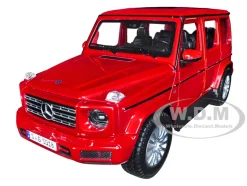 2019 Mercedes Benz G-Class Sunroof Red Metallic 1/25 Diecast Model Car Maisto 31531r