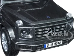 2019 Mercedes Benz G-Class with Sunroof Dark Gray Metallic 1/25 Diecast Model Car Maisto 31531