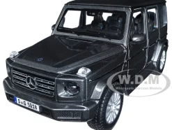 2019 Mercedes Benz G-Class with Sunroof Dark Gray Metallic 1/25 Diecast Model Car Maisto 31531