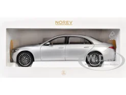 2021 Mercedes-Benz S-Class AMG Line Silver Metallic with Sunroof 1/18 Diecast Model Car by Norev