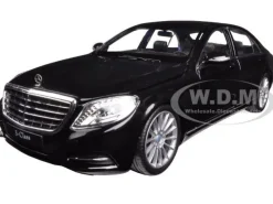 Mercedes Benz S Class Black 1/24 1/27 Diecast Model Car Welly 24051