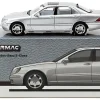 Mercedes-Benz S-Class Brilliant Silver Metallic "Global64" Series 1/64 Diecast Model by Tarmac Works