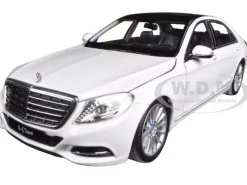 Mercedes Benz S Class White 1/24 1/27 Diecast Model Car Welly 24051