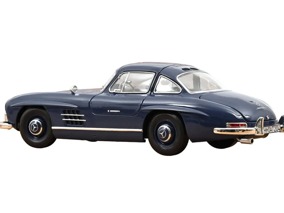 1954 Mercedes-Benz 300 SL Blue 1/18 Diecast Model Car by Norev
