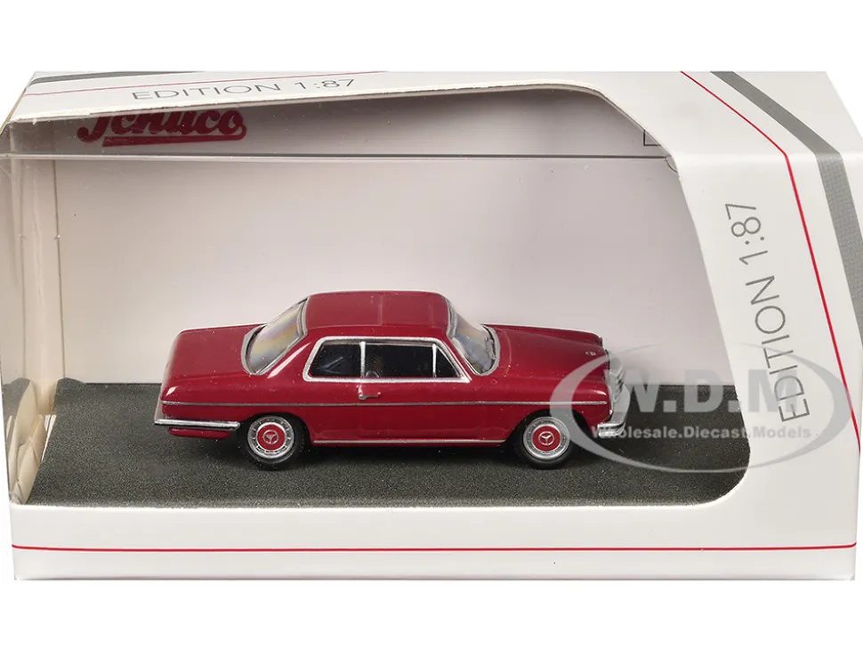 Mercedes-Benz /8 (W114) Coupe Red 1/87 (HO) Diecast Model Car by Schuco